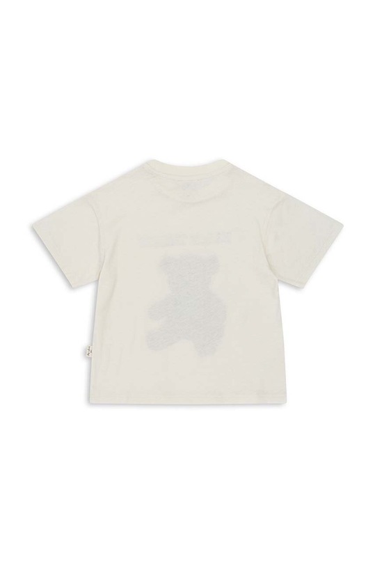 Chłopiec Konges Sløjd t-shirt z domieszką lnu KS100870 beżowy