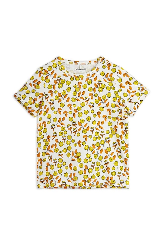 Дитяча футболка Mini Rodini з еластаном жовтий 2422011000