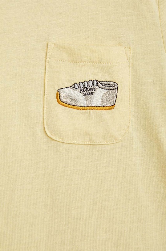 Хлопчик Дитяча бавовняна футболка Mini Rodini 2422011123 жовтий