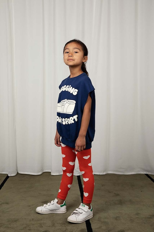 Дитячий бавовняний топ Mini Rodini 2422011360 темно-синій