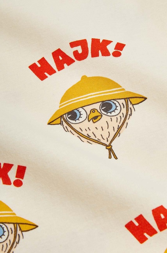 Mini Rodini t-shirt bawełniany dziecięcy Hike biały 2422017111