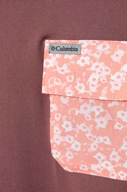 Dječaci Dječja majica kratkih rukava Columbia Washed Out Utility 2070791 ljubičasta