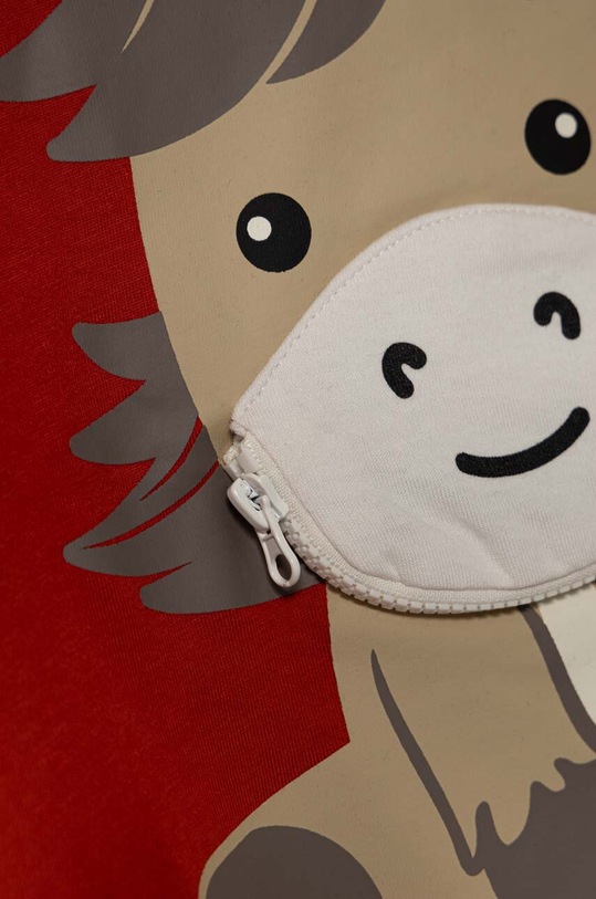 Κοριτσίστικα Παιδικό βαμβακερό μπλουζάκι United Colors of Benetton 3096G10DA.P.Seasonal κόκκινο