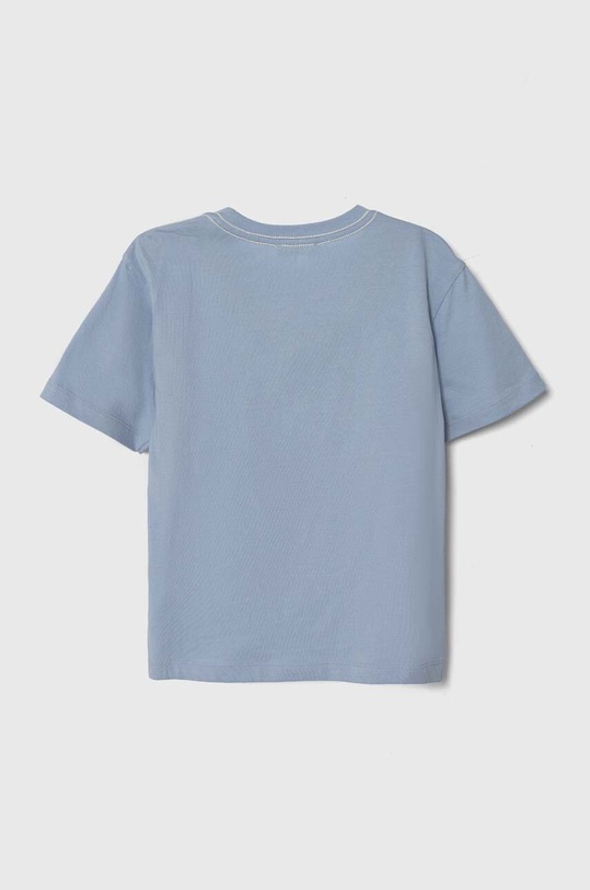 Παιδικό βαμβακερό μπλουζάκι United Colors of Benetton 3096G10DA.P.Seasonal μπλε SS24
