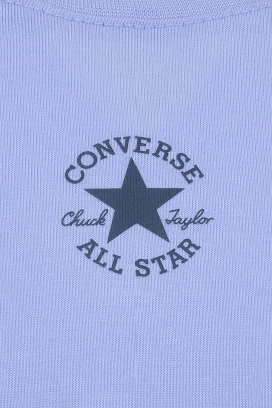Chłopiec Converse t-shirt dziecięcy 3CD915 fioletowy