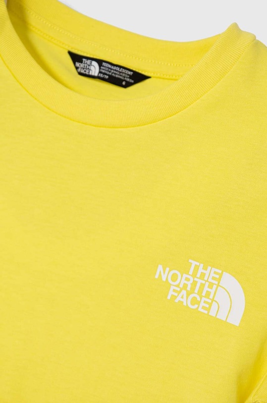 Κοριτσίστικα Παιδικό μπλουζάκι The North Face SIMPLE DOME TEE NF0A87T4 κίτρινο