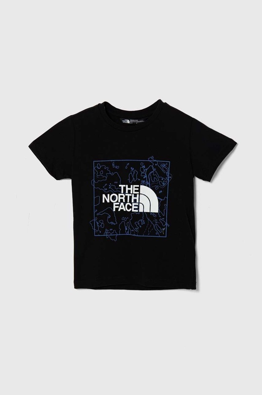 The North Face t-shirt bawełniany dziecięcy NEW GRAPHIC TEE nadruk czarny NF0A877W