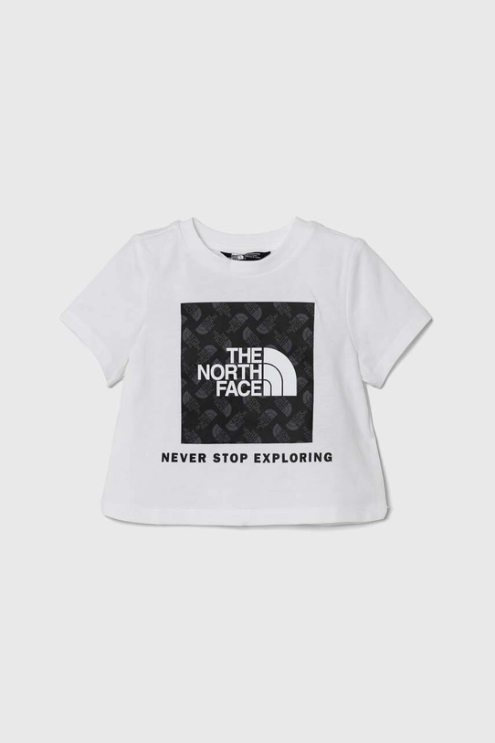 Dječja pamučna majica kratkih rukava The North Face LIFESTYLE GRAPHIC TEE Proizvod za bebe bijela NF0A8785