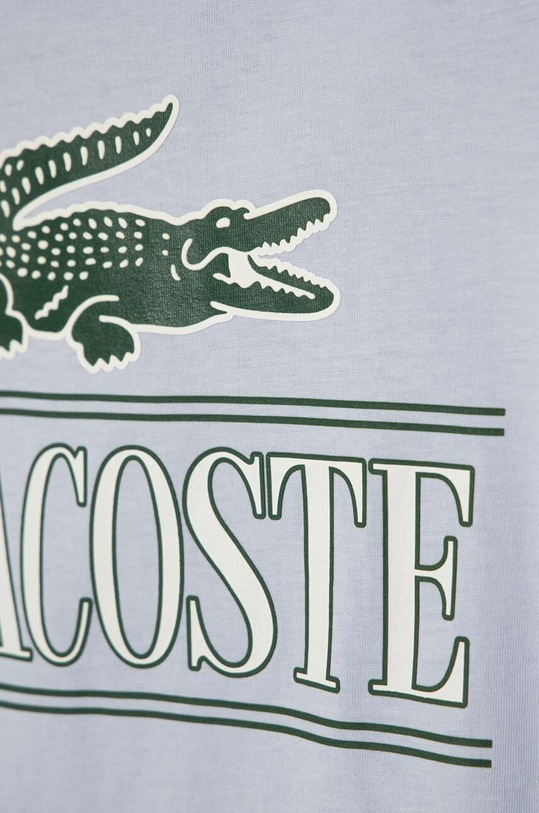 Chłopiec Lacoste t-shirt bawełniany dziecięcy TJ3804.PPYH niebieski