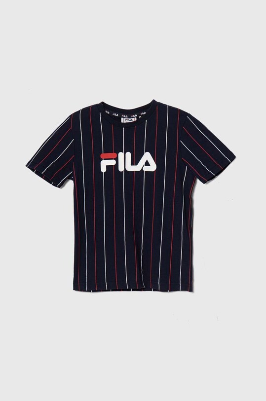 Fila t-shirt in cotone per bambini LABENZ sovrastampa blu navy FAK0332
