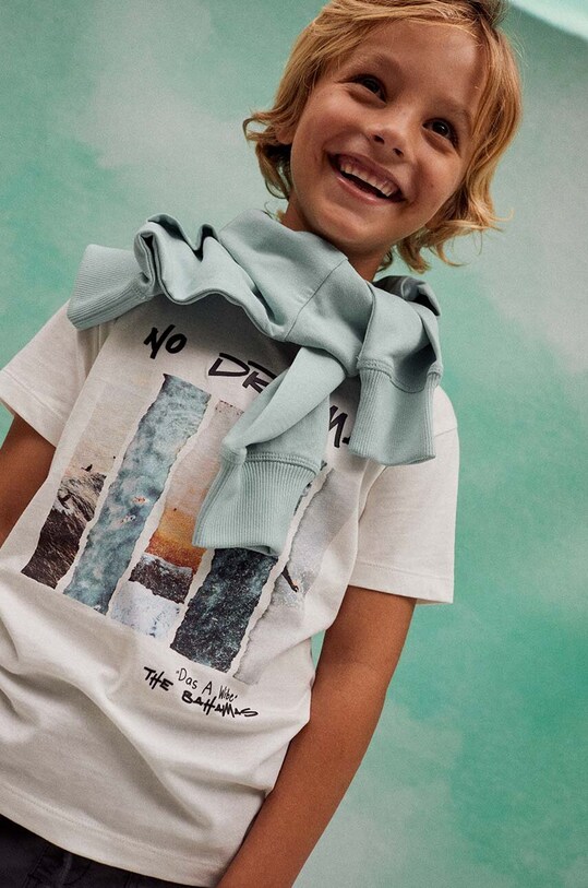 zippy t-shirt bawełniany dziecięcy 3106098502 biały