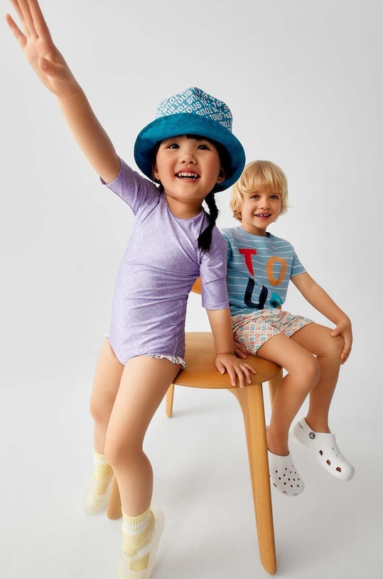 Детская хлопковая футболка Tous Casual.2015 голубой