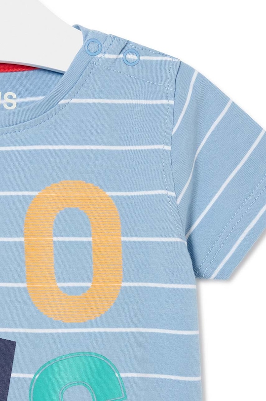 Детская хлопковая футболка Tous голубой Casual.2015