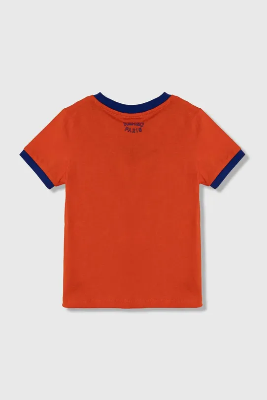 Kenzo Kids tricou de bumbac pentru copii portocaliu K60833.102.108