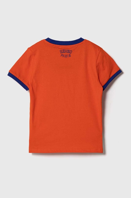Kenzo Kids t-shirt bawełniany dziecięcy pomarańczowy K60833.114.150