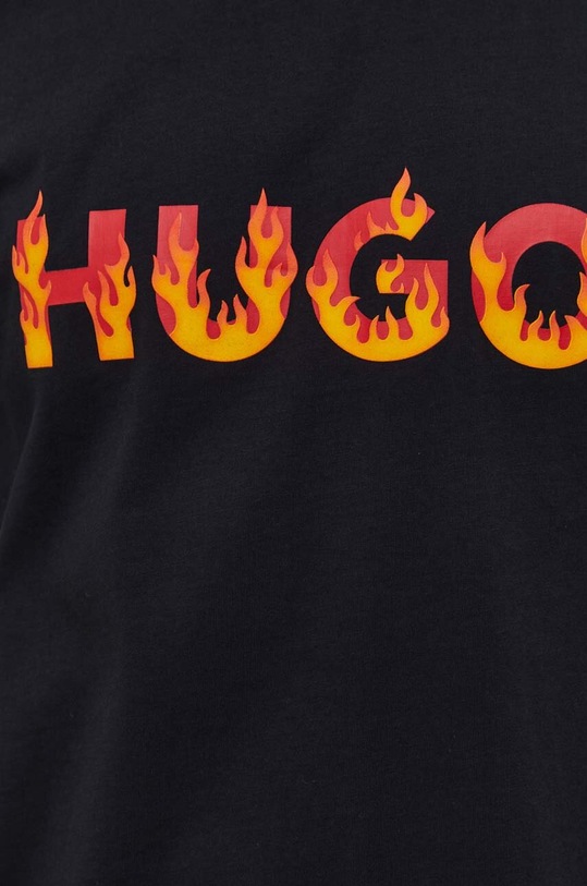 HUGO tricou din bumbac 50504542 negru