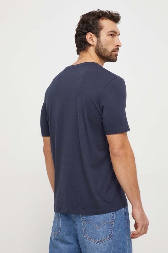 Bavlněné tričko HUGO 50506996 námořnická modř SS24