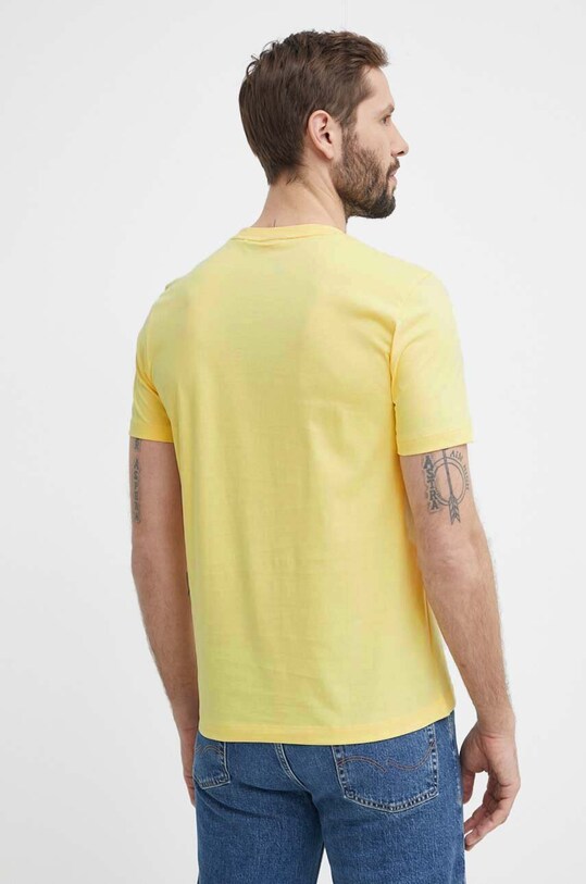 Oblečenie Bavlnené tričko HUGO 50508944 žltá