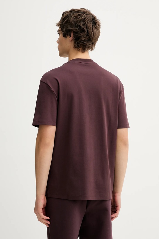 Odzież HUGO t-shirt bawełniany 50505201 bordowy