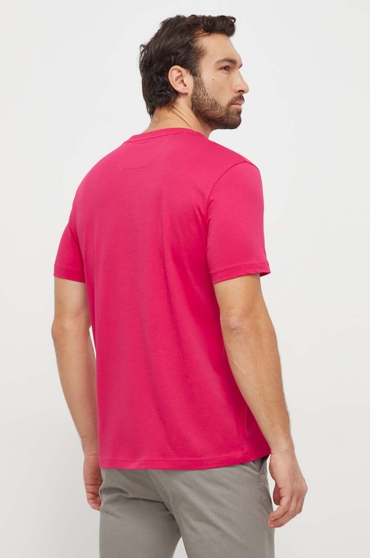 Хлопковая футболка Boss Green 50506344 розовый SS24