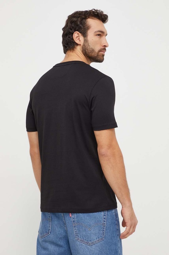 BOSS Green tricou din bumbac 50506344 negru SS24