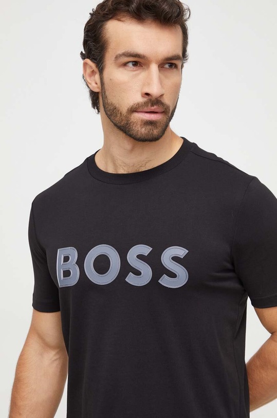 Îmbrăcăminte BOSS Green tricou din bumbac 50506344 negru