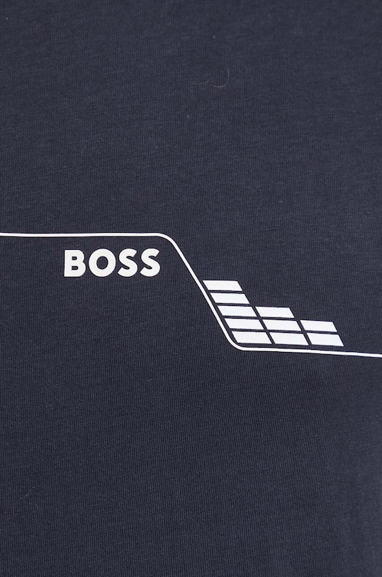 BOSS Green t-shirt bawełniany 50506358 granatowy