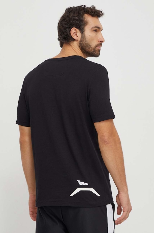 Oblečení Bavlněné tričko Boss Green 50506358 černá