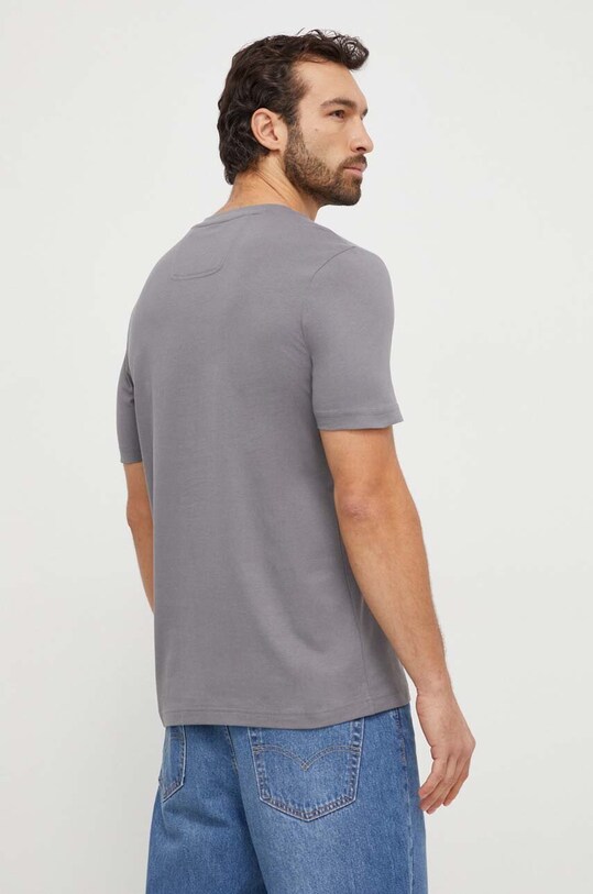 BOSS Green tricou 50506363 gri SS24