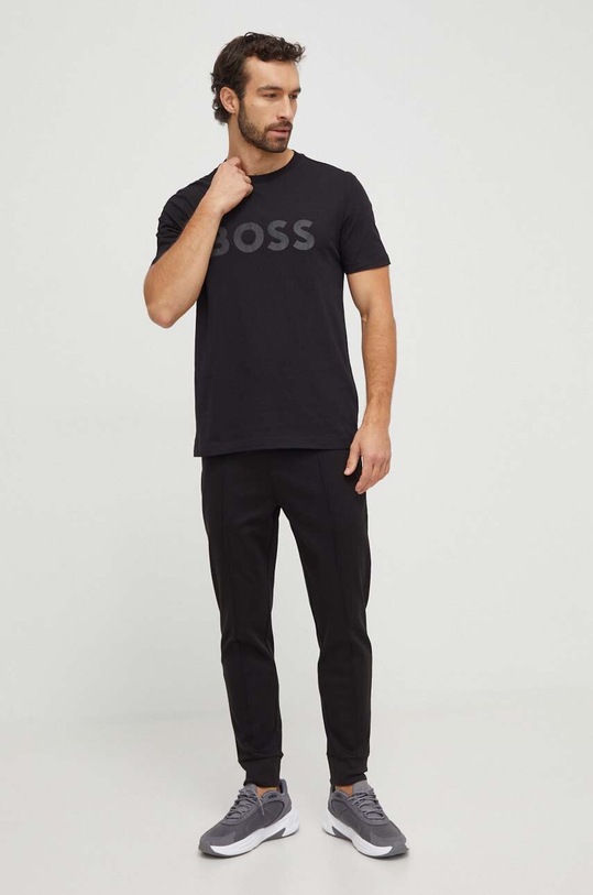 BOSS Green tricou 50506363 negru SS24