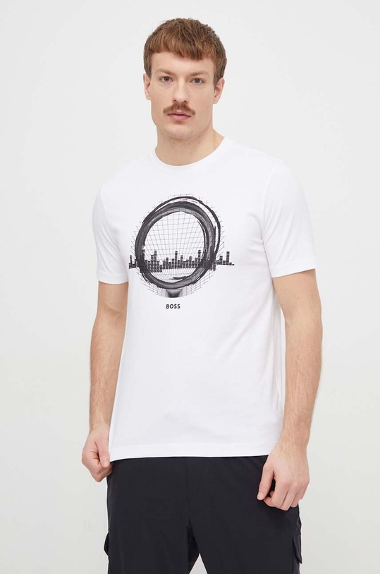 Tričko Boss Green bílá 50506372