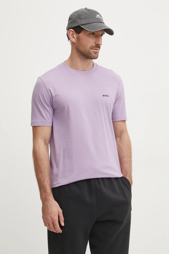 Футболка Boss Green Tee фиолетовой 50506373