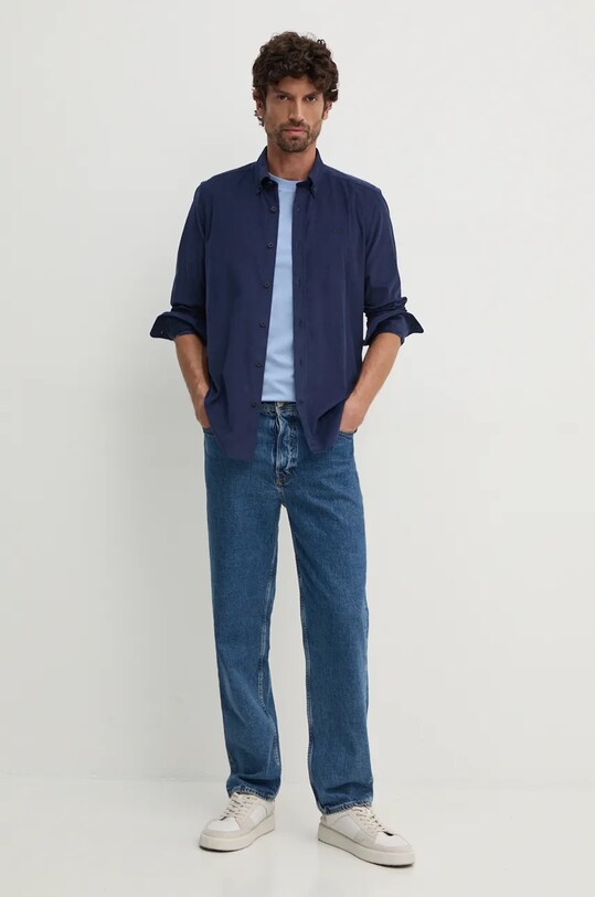 Boss Green tricou 50506373 albastru AA00