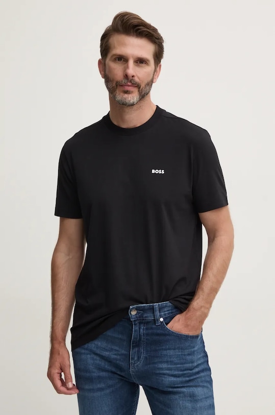 Boss Green tricou print negru 50506373