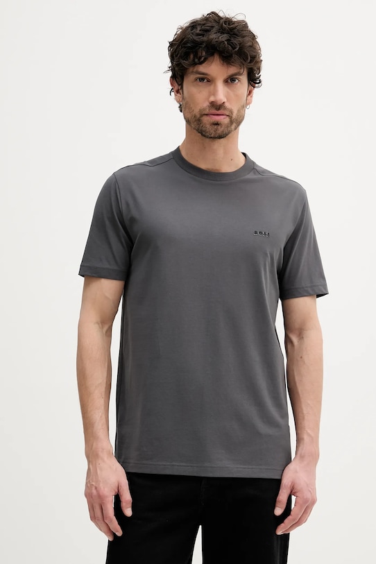 Tričko BOSS Green šedá 50506373