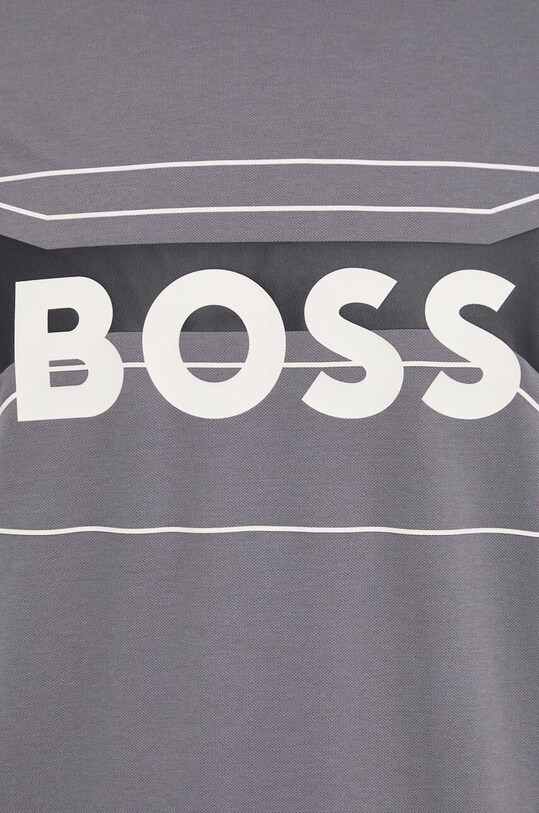 Бавовняна футболка Boss Green 50514527 сірий