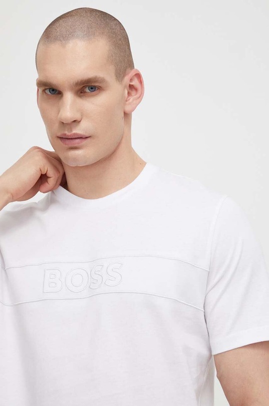 BOSS t-shirt bawełniany biały 50511049