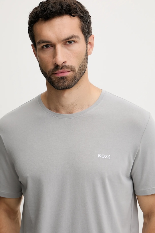 Μπλουζάκι lounge BOSS γκρί 50515312