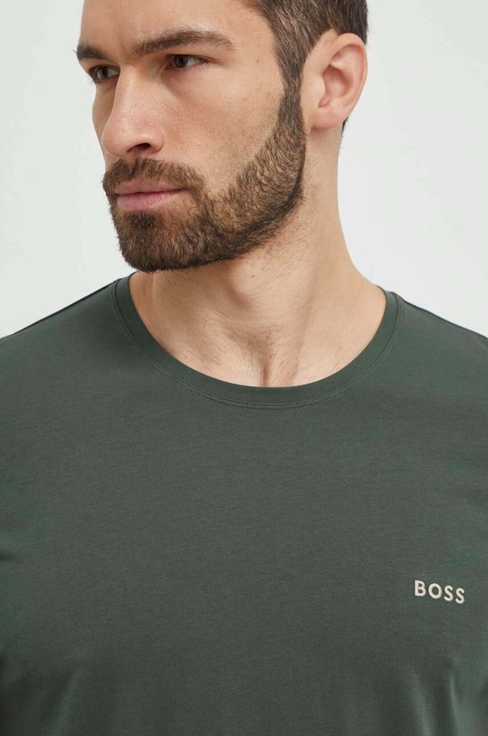 BOSS t-shirt lounge 50515312 zielony SS25