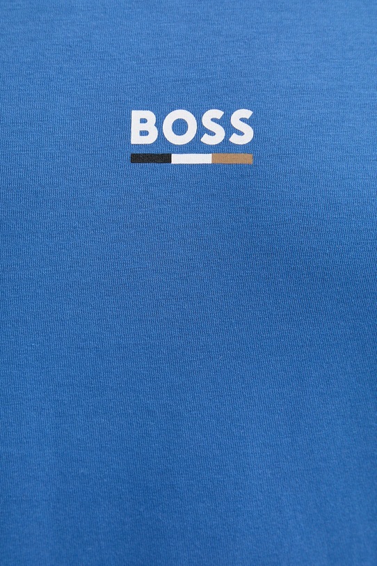 Хлопковая футболка BOSS 50517970 фиолетовой