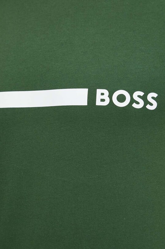 Bavlnené tričko BOSS 50517970 zelená