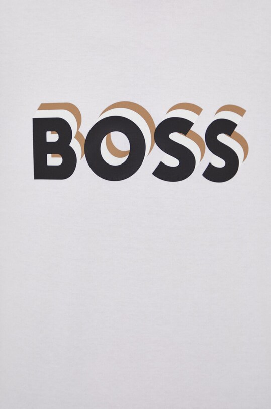 Хлопковая футболка BOSS белый 50506923