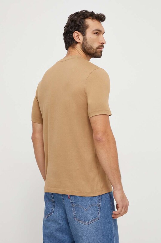 BOSS tricou din bumbac 50506923 bej SS24