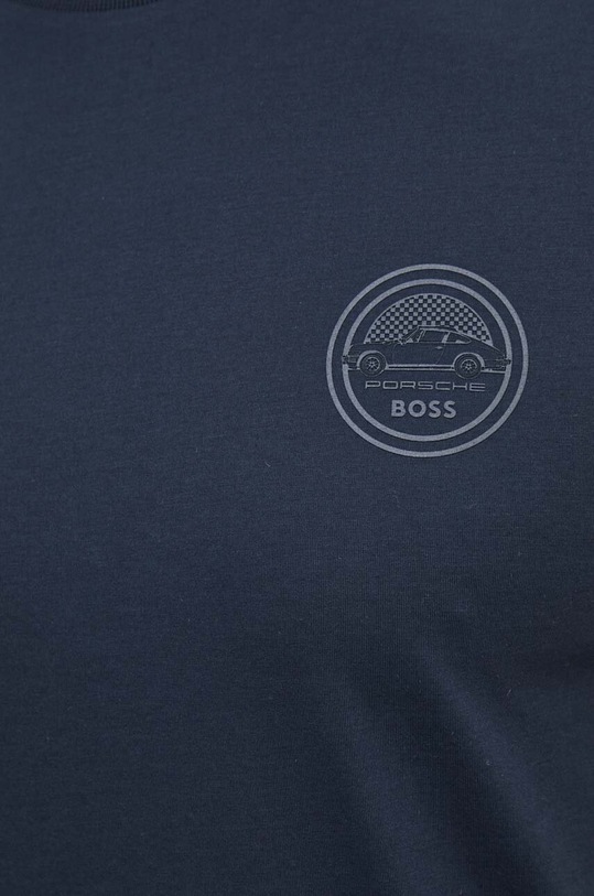 BOSS t-shirt bawełniany granatowy 50507787