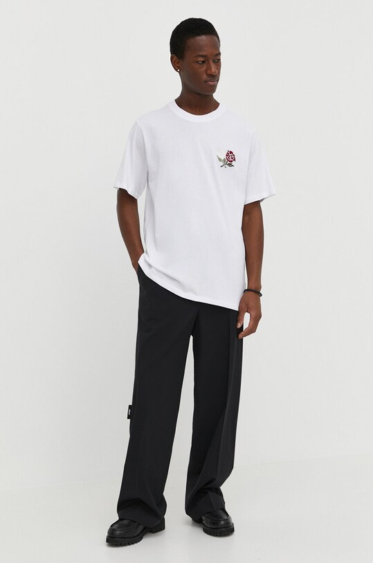 Les Deux t-shirt bawełniany LDM101157 biały SS24