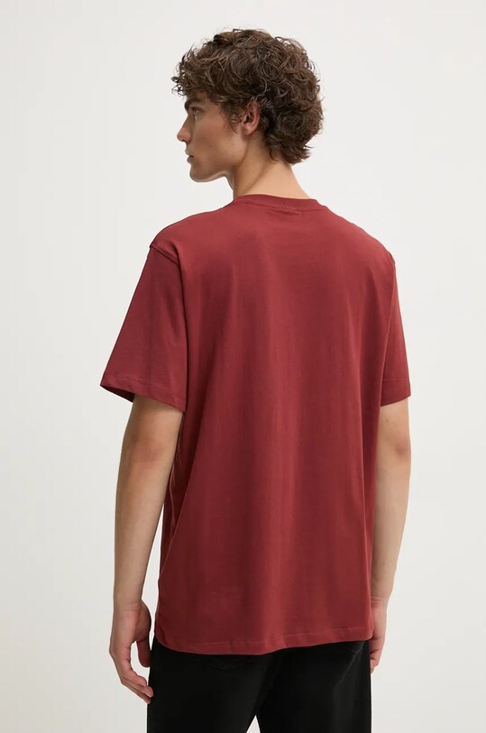Дрехи Памучна тениска Les Deux LDM101157 червен