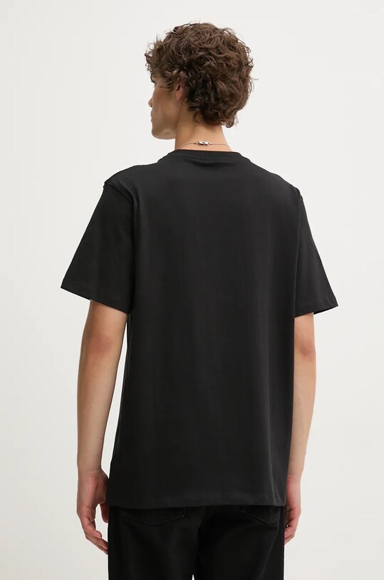 Îmbrăcăminte Les Deux tricou din bumbac LDM101157 negru