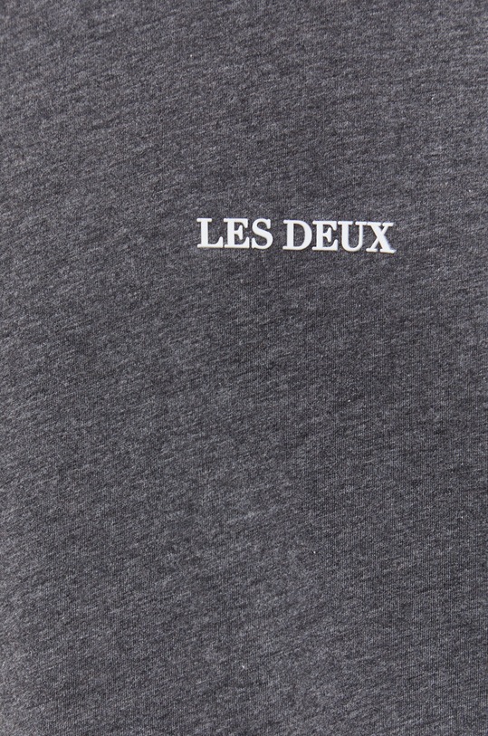Les Deux t-shirt bawełniany LDM101170 szary