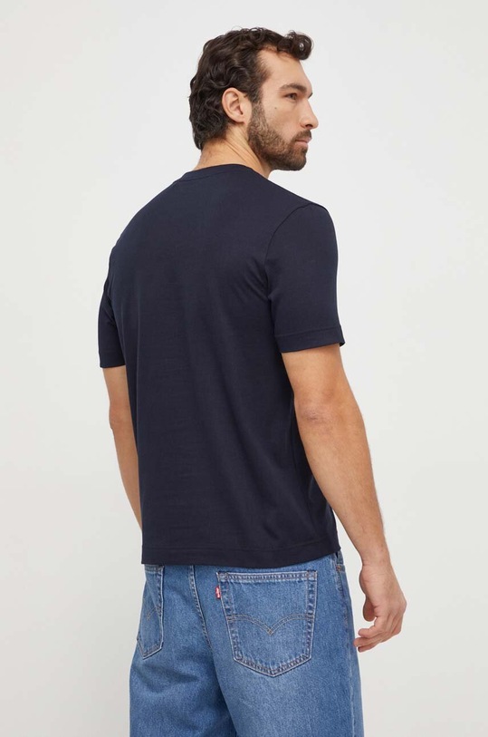 BOSS Orange t-shirt bawełniany 50505238 granatowy SS24