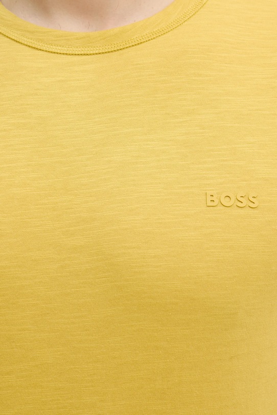 Pamučna majica BOSS Orange 50508243 zlatna